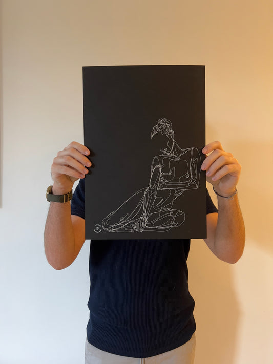 Sitting Lady III - BLACK EDITION ed. of 24